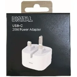 Digital 20W Usb-C Power Adapter - White